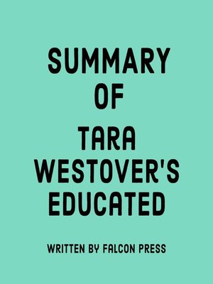cover image of Summary of Tara Westover's Educated